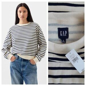Striped Crewneck Sweatshirt (Gap)